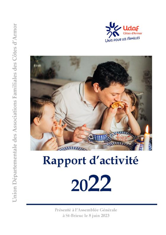 Rapport Dactivité 2022 Udaf 22 Côtes Darmor